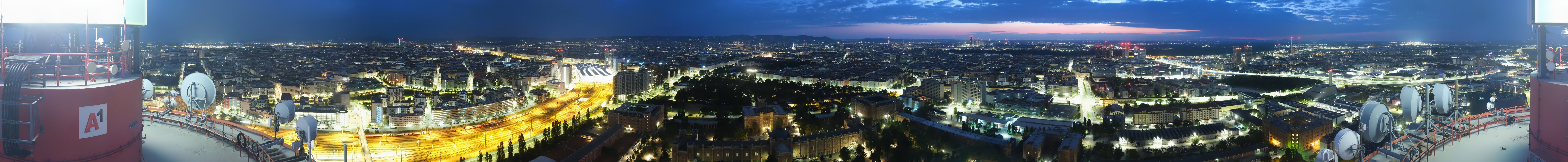 Archiv Foto Webcam Wien - Stadtpanorama