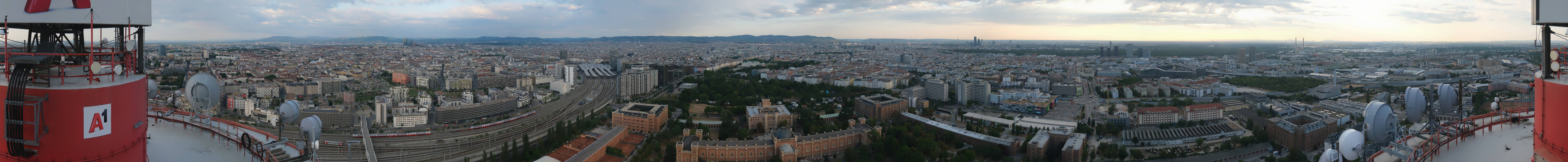 Archiv Foto Webcam Wien - Stadtpanorama