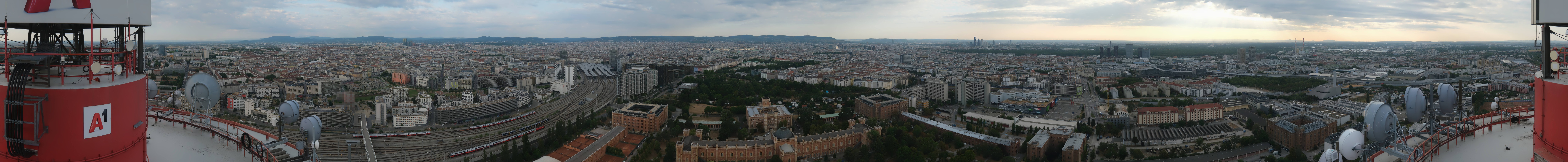Archiv Foto Webcam Wien - Stadtpanorama
