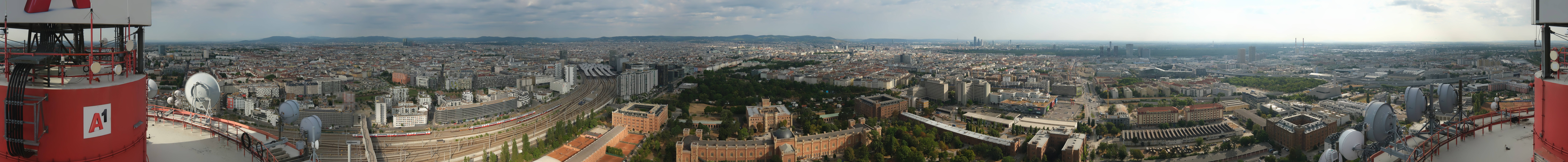 Archiv Foto Webcam Wien - Stadtpanorama