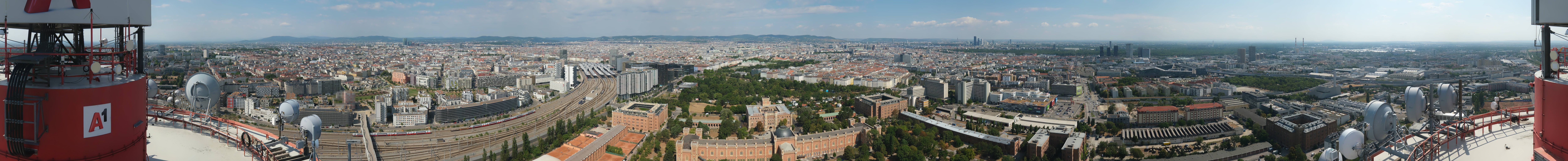 Archiv Foto Webcam Wien - Stadtpanorama