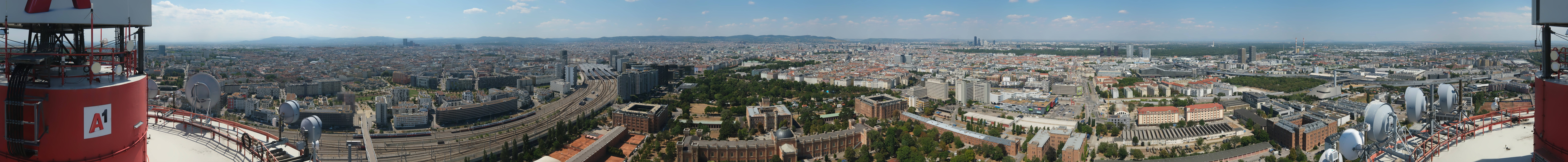 Archiv Foto Webcam Wien - Stadtpanorama