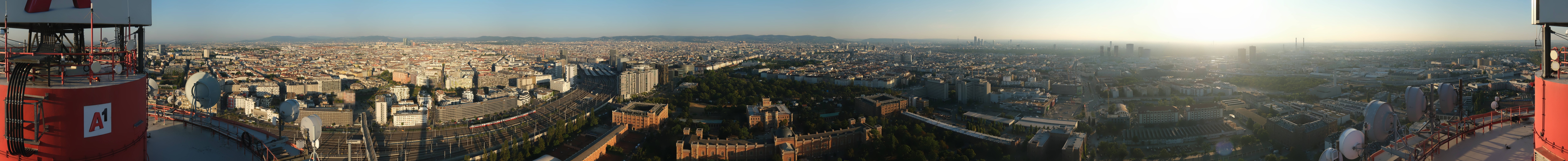 Archived image Webcam Vienna - View of the city