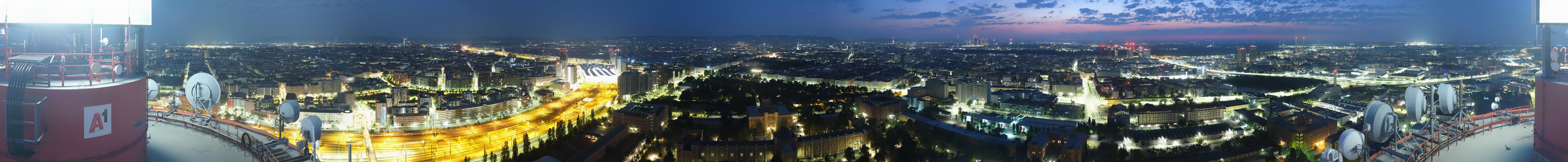 Archiv Foto Webcam Wien - Stadtpanorama