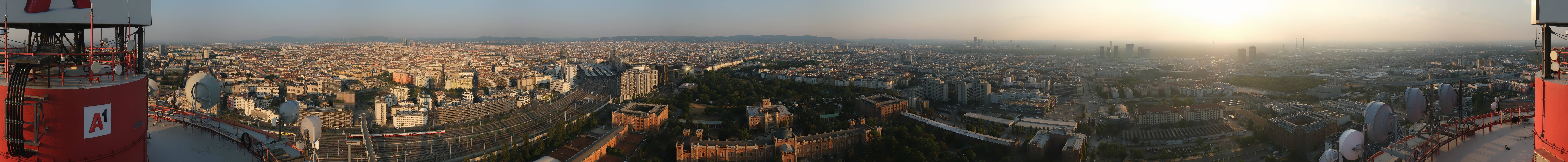 Archiv Foto Webcam Wien - Stadtpanorama