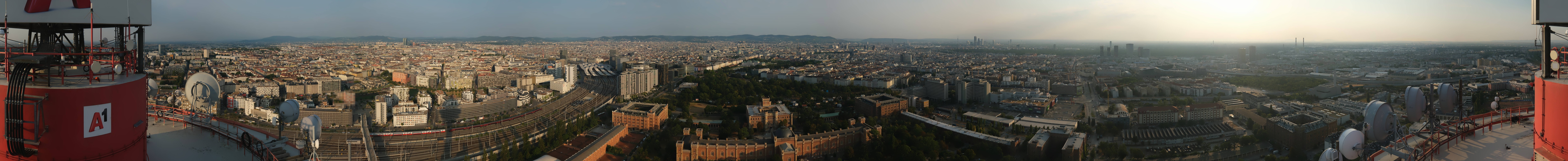 Archived image Webcam Vienna - View of the city
