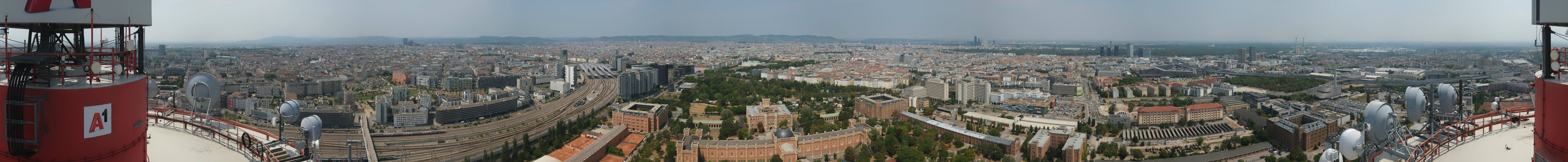 Archived image Webcam Vienna - View of the city