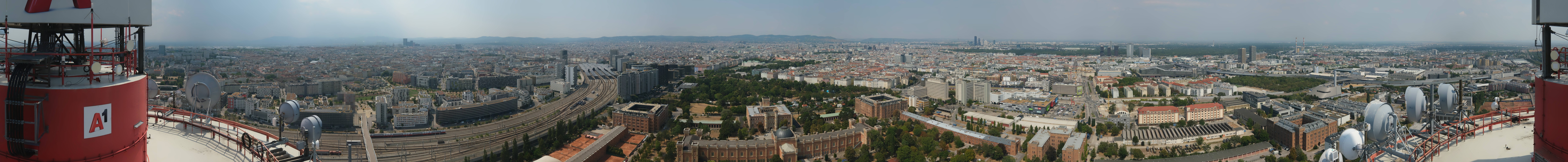 Archived image Webcam Vienna - View of the city