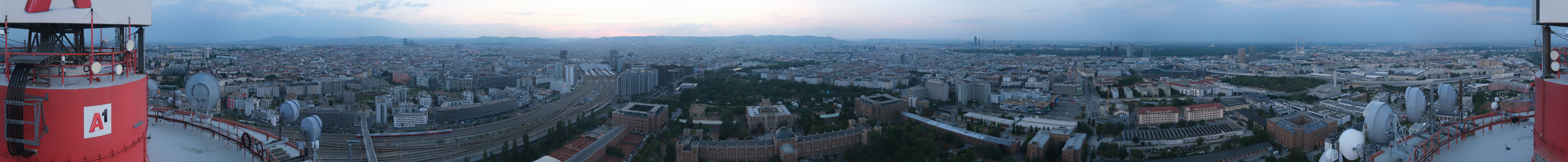 Archived image Webcam Vienna - View of the city