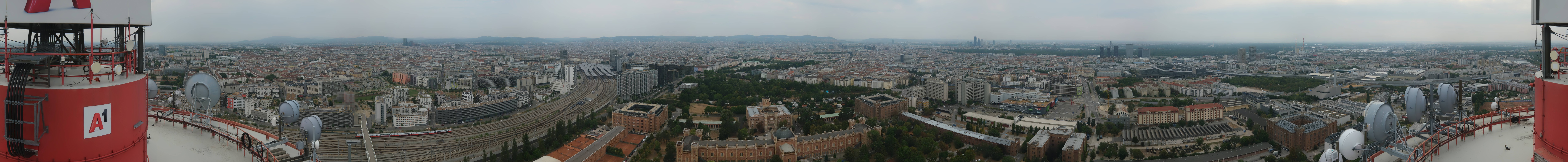 Archiv Foto Webcam Wien - Stadtpanorama