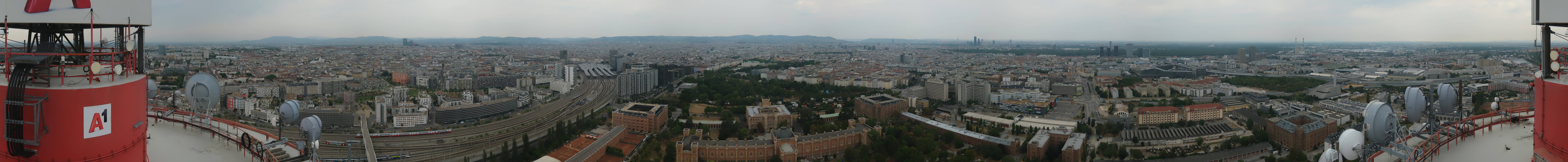 Archiv Foto Webcam Wien - Stadtpanorama