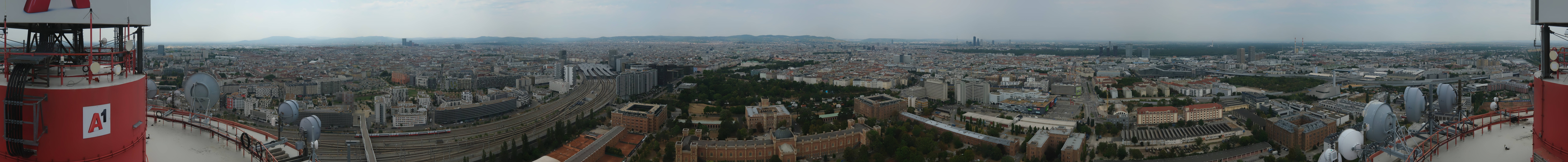 Archiv Foto Webcam Wien - Stadtpanorama