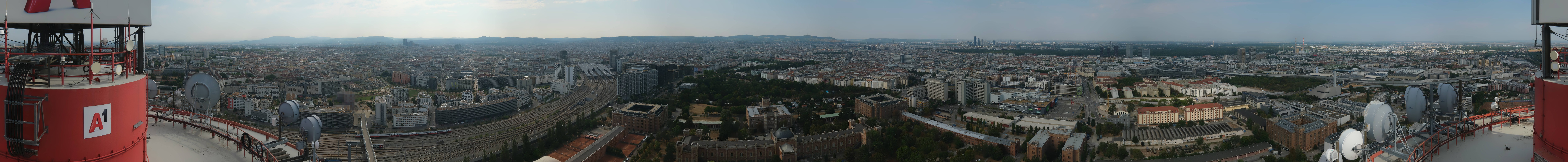 Archiv Foto Webcam Wien - Stadtpanorama