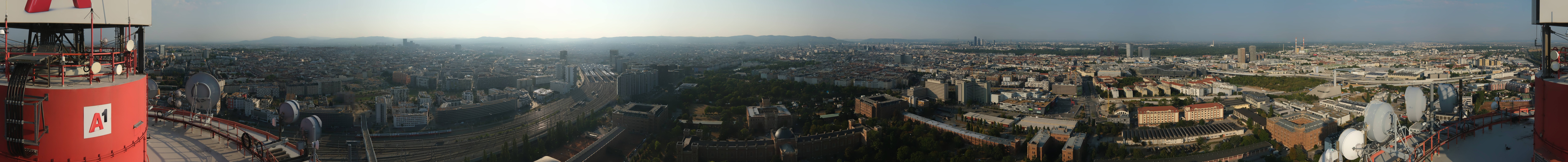 Archiv Foto Webcam Wien - Stadtpanorama
