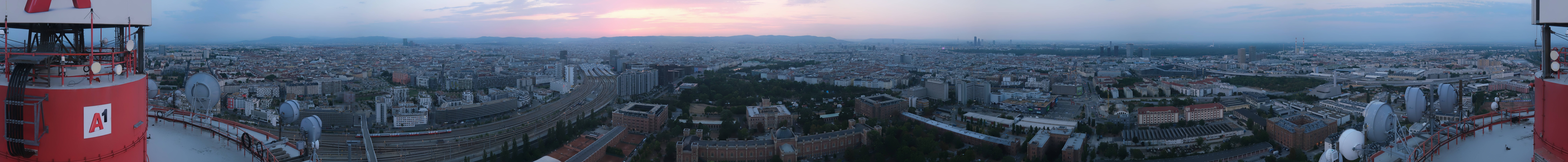 Archiv Foto Webcam Wien - Stadtpanorama