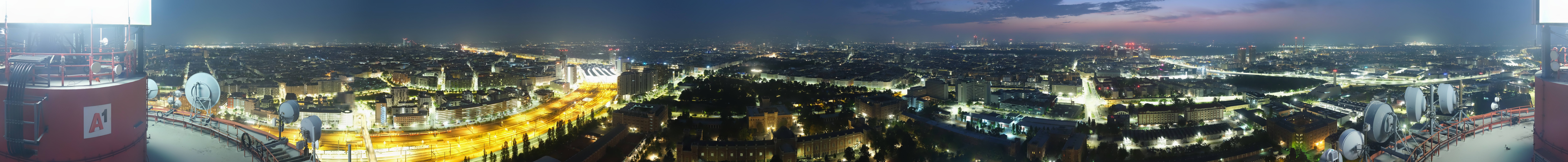Archiv Foto Webcam Wien - Stadtpanorama