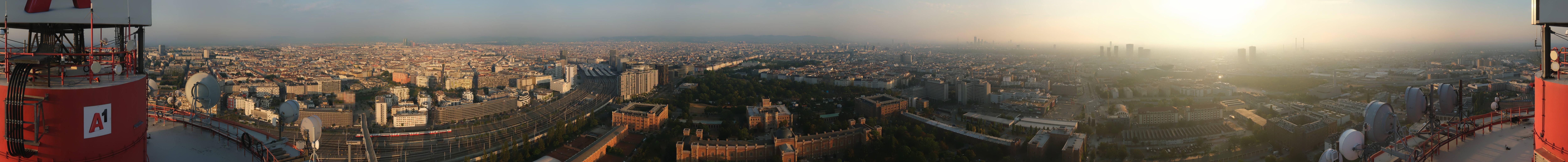 Archived image Webcam Vienna - View of the city
