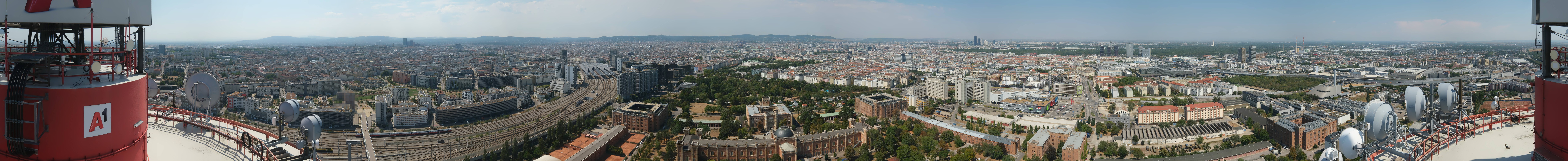 Archived image Webcam Vienna - View of the city