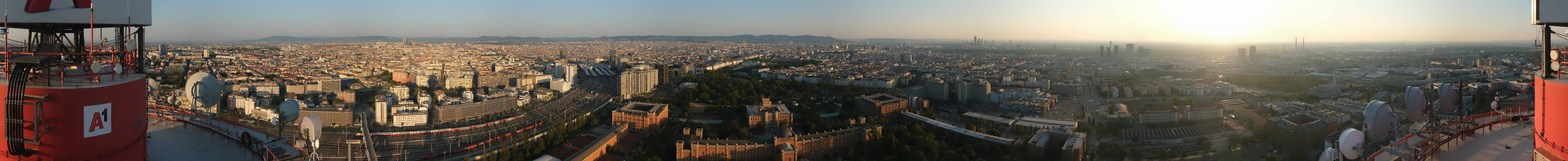 Archived image Webcam Vienna - View of the city