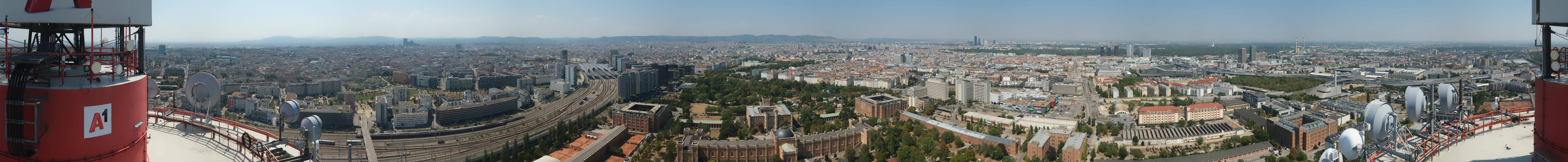Archived image Webcam Vienna - View of the city