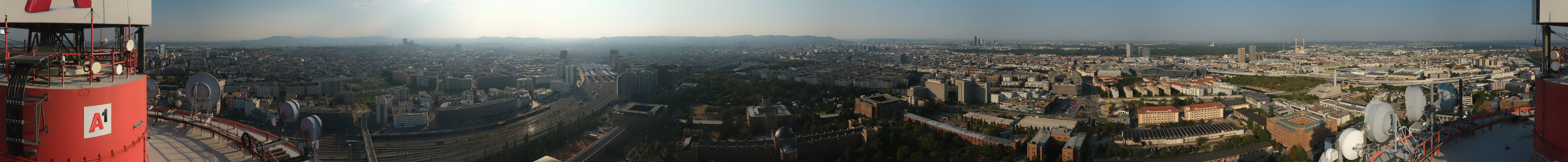 Archiv Foto Webcam Wien - Stadtpanorama