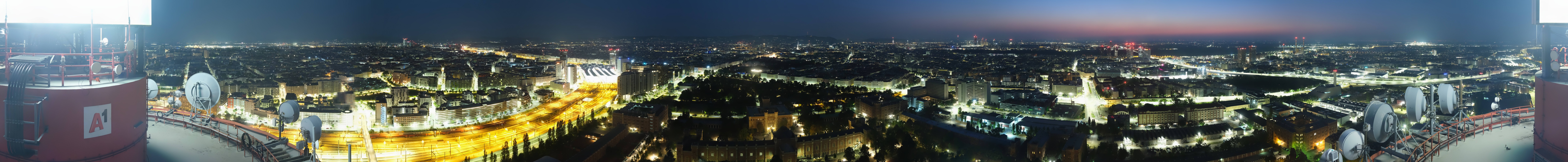 Archiv Foto Webcam Wien - Stadtpanorama