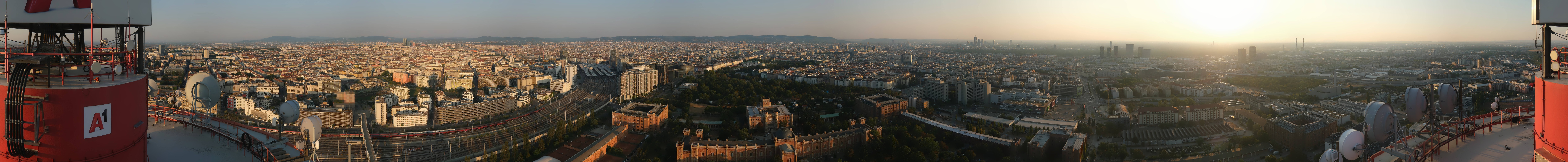 Archiv Foto Webcam Wien - Stadtpanorama