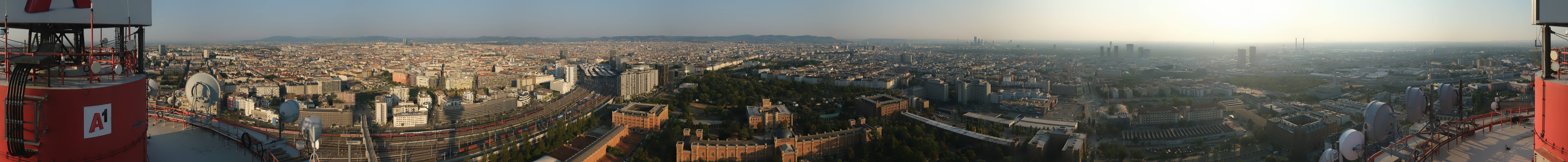 Archiv Foto Webcam Wien - Stadtpanorama