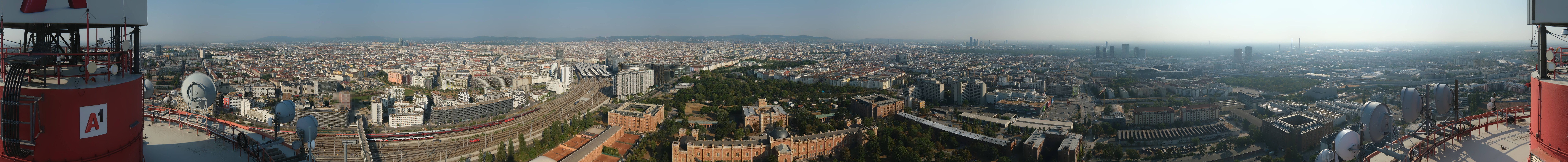 Archiv Foto Webcam Wien - Stadtpanorama
