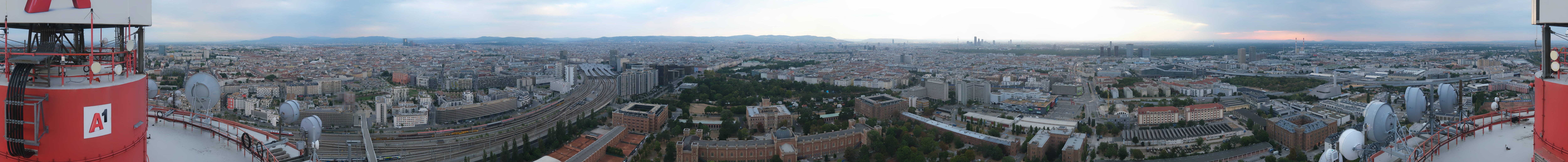 Archiv Foto Webcam Wien - Stadtpanorama