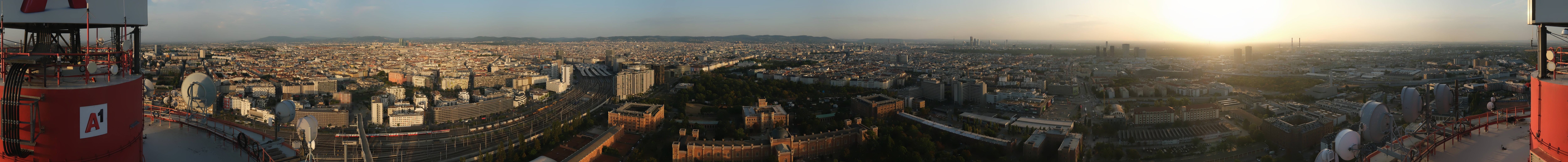 Archiv Foto Webcam Wien - Stadtpanorama