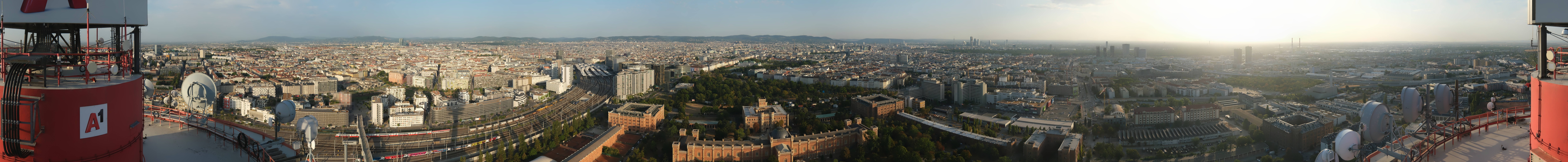 Archiv Foto Webcam Wien - Stadtpanorama