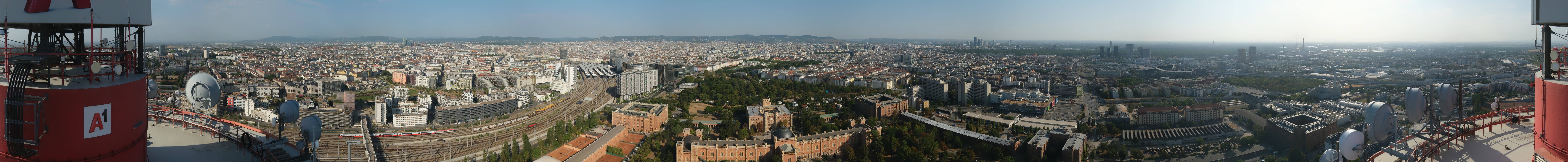 Archiv Foto Webcam Wien - Stadtpanorama