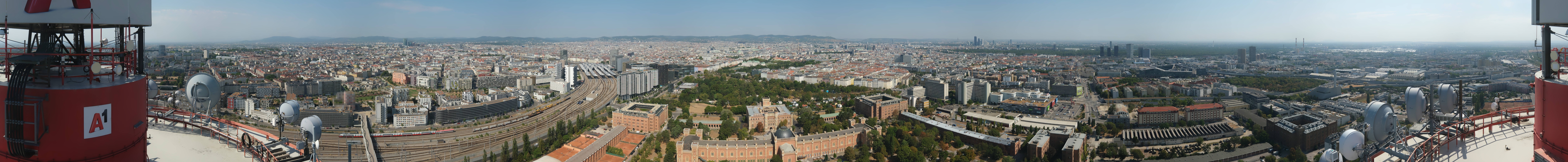 Archiv Foto Webcam Wien - Stadtpanorama