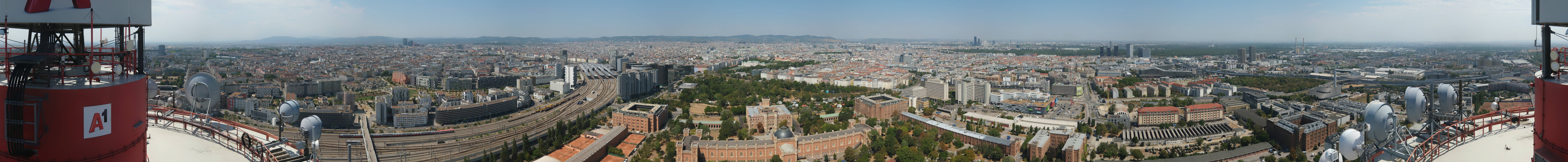 Archiv Foto Webcam Wien - Stadtpanorama