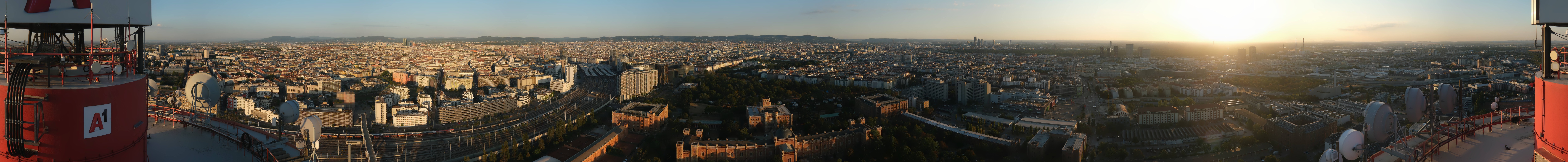 Archiv Foto Webcam Wien - Stadtpanorama