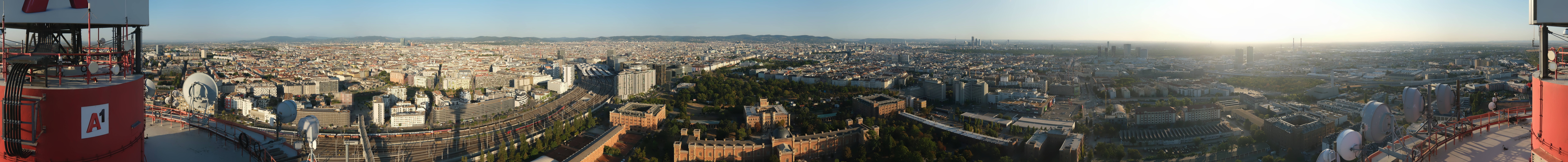 Archiv Foto Webcam Wien - Stadtpanorama