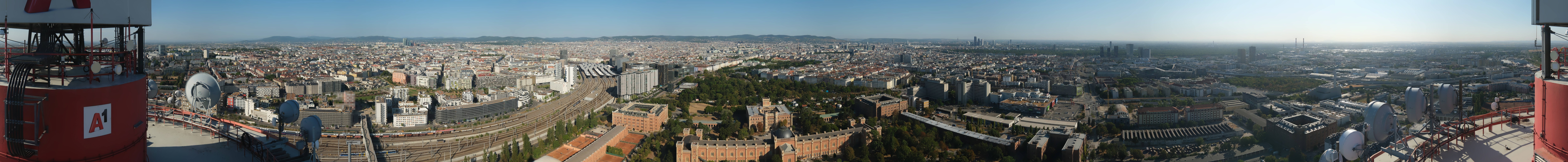 Archiv Foto Webcam Wien - Stadtpanorama