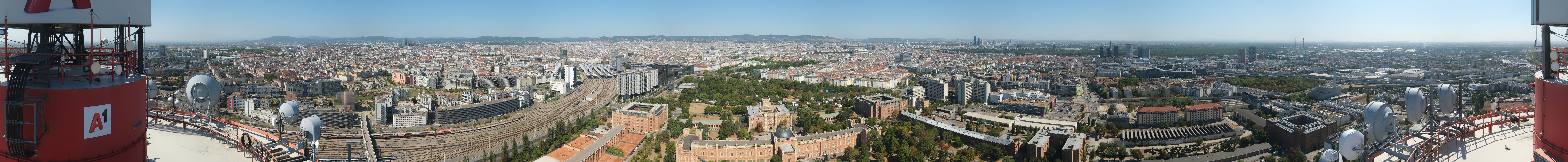 Archiv Foto Webcam Wien - Stadtpanorama