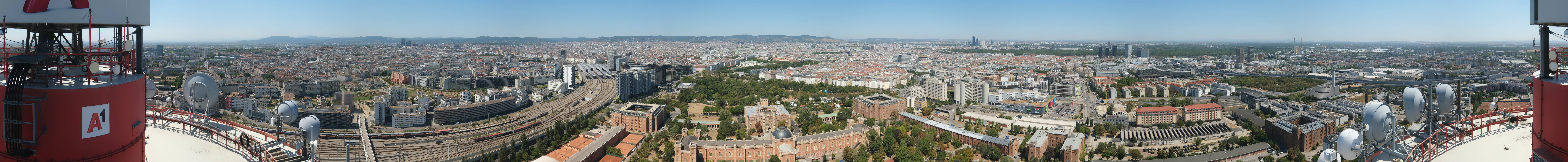 Archiv Foto Webcam Wien - Stadtpanorama