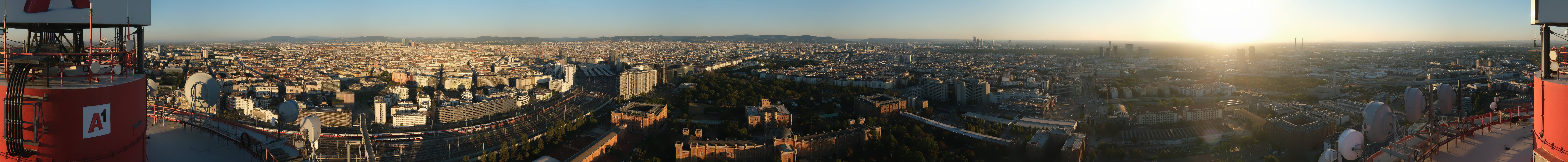 Archiv Foto Webcam Wien - Stadtpanorama