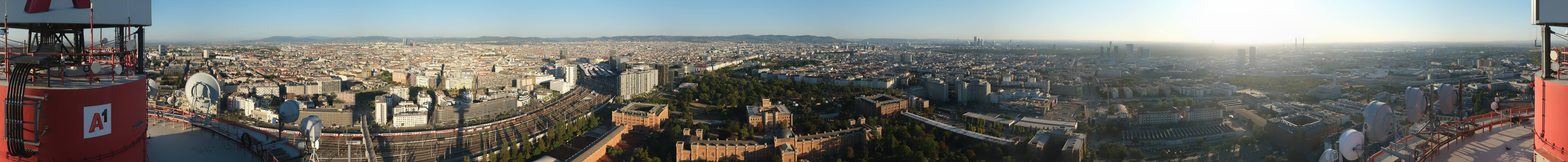Archiv Foto Webcam Wien - Stadtpanorama