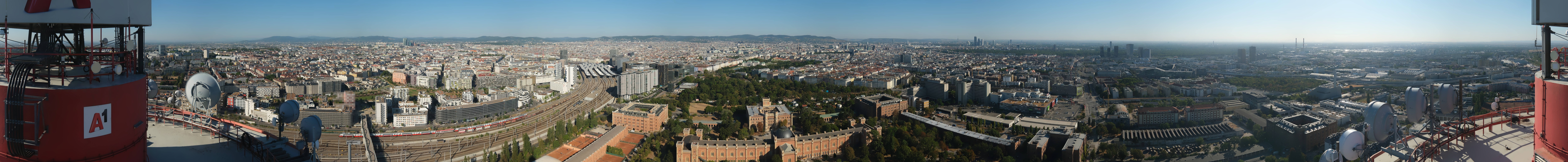Archiv Foto Webcam Wien - Stadtpanorama