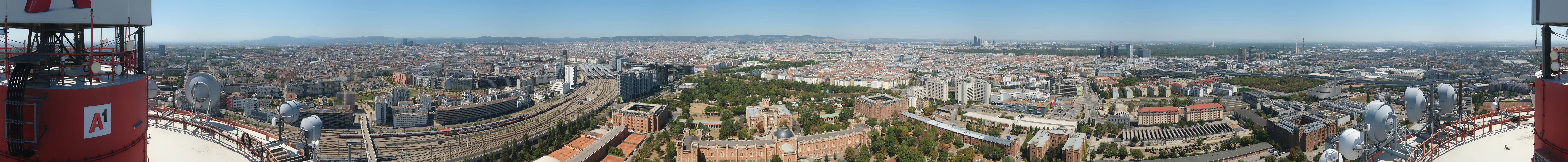 Archiv Foto Webcam Wien - Stadtpanorama