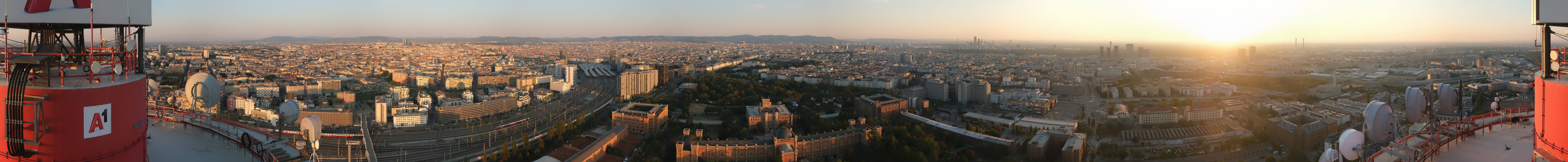 Archiv Foto Webcam Wien - Stadtpanorama