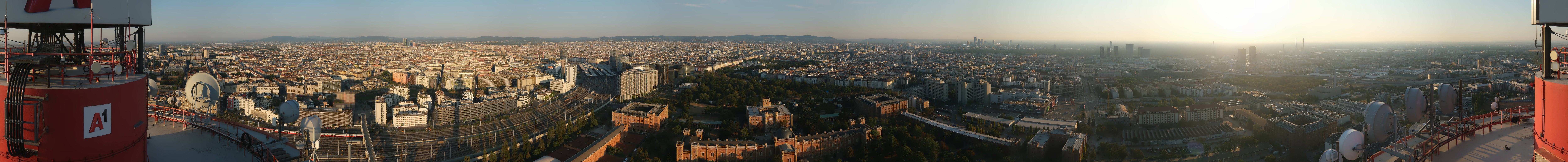 Archiv Foto Webcam Wien - Stadtpanorama