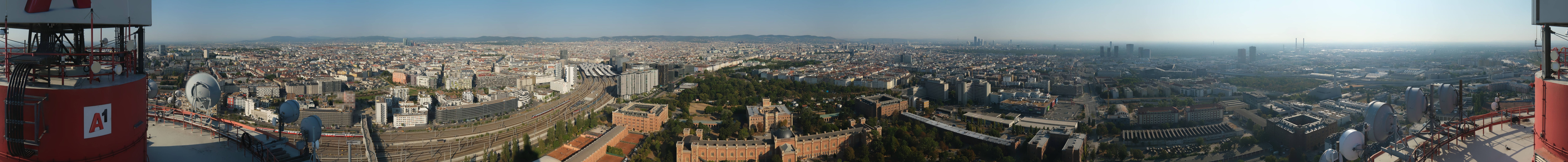 Archiv Foto Webcam Wien - Stadtpanorama