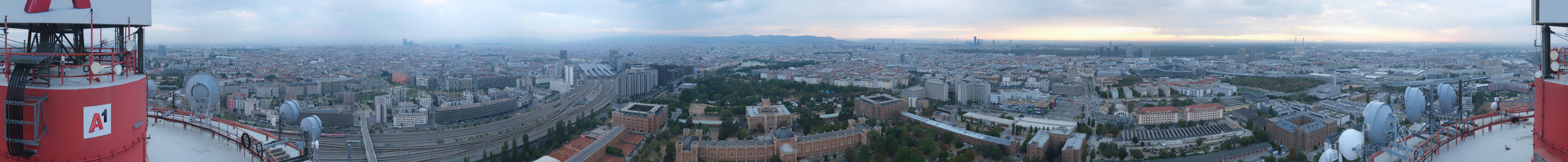 Archiv Foto Webcam Wien - Stadtpanorama