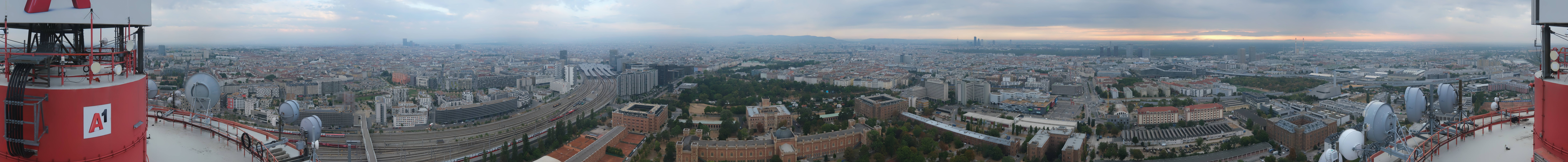 Archiv Foto Webcam Wien - Stadtpanorama