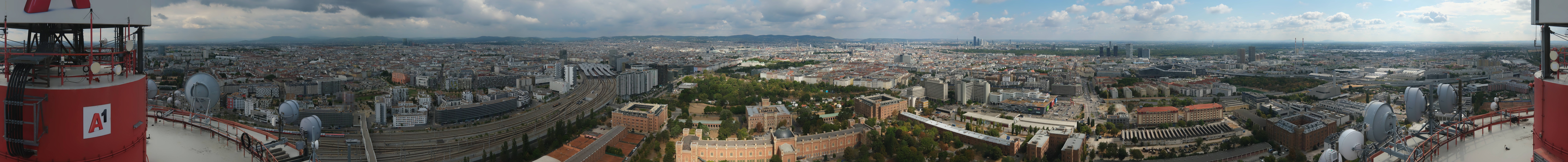 Archiv Foto Webcam Wien - Stadtpanorama